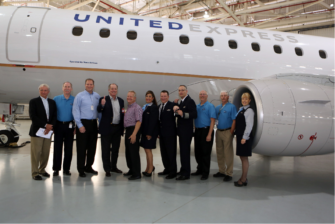 Delegates From United Airlines Embraer E175