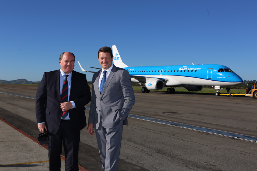 Pieter Elbers COO KLM Boet Kreiken E190 E-Jet