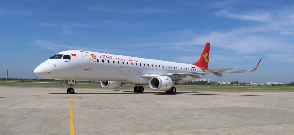 E-JETS Embraer Single Aisle Jets Milestone With Tianjin China