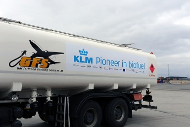 KLM Cityhopper Biofuel Truck