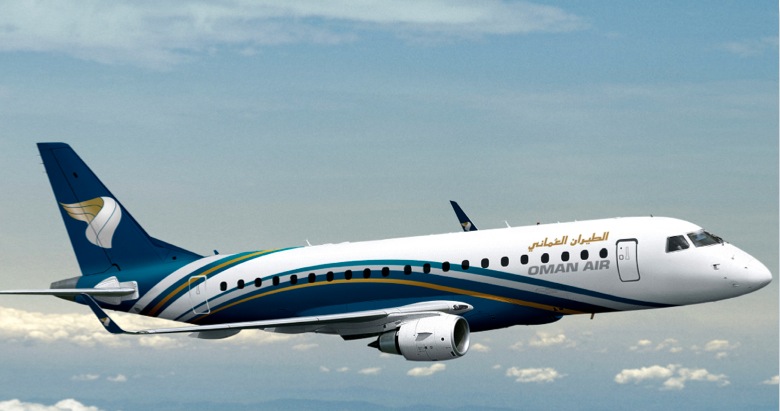 Embraer Oman Air E175 In Flight