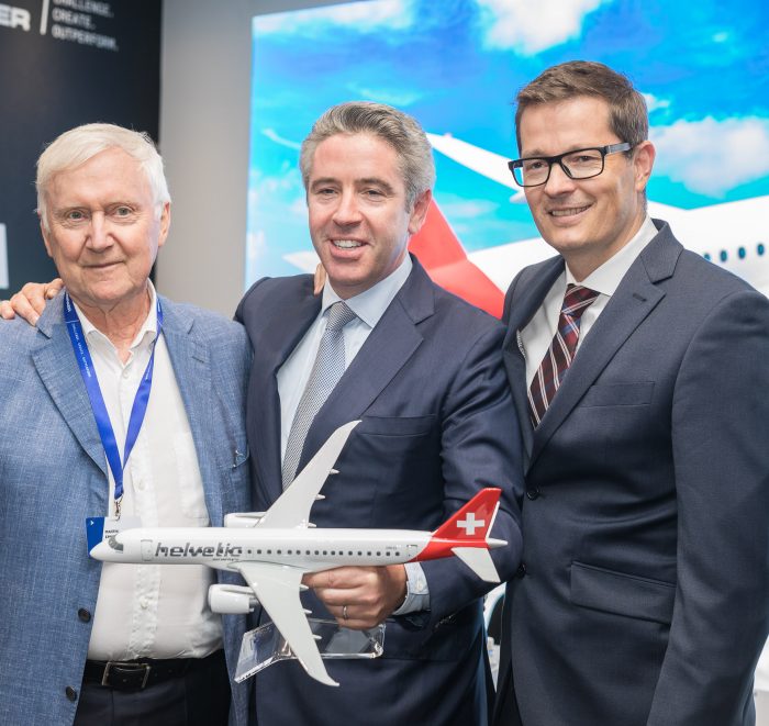 Helvetic commits to 12+12 E190-E2 during Farnborough Airshow