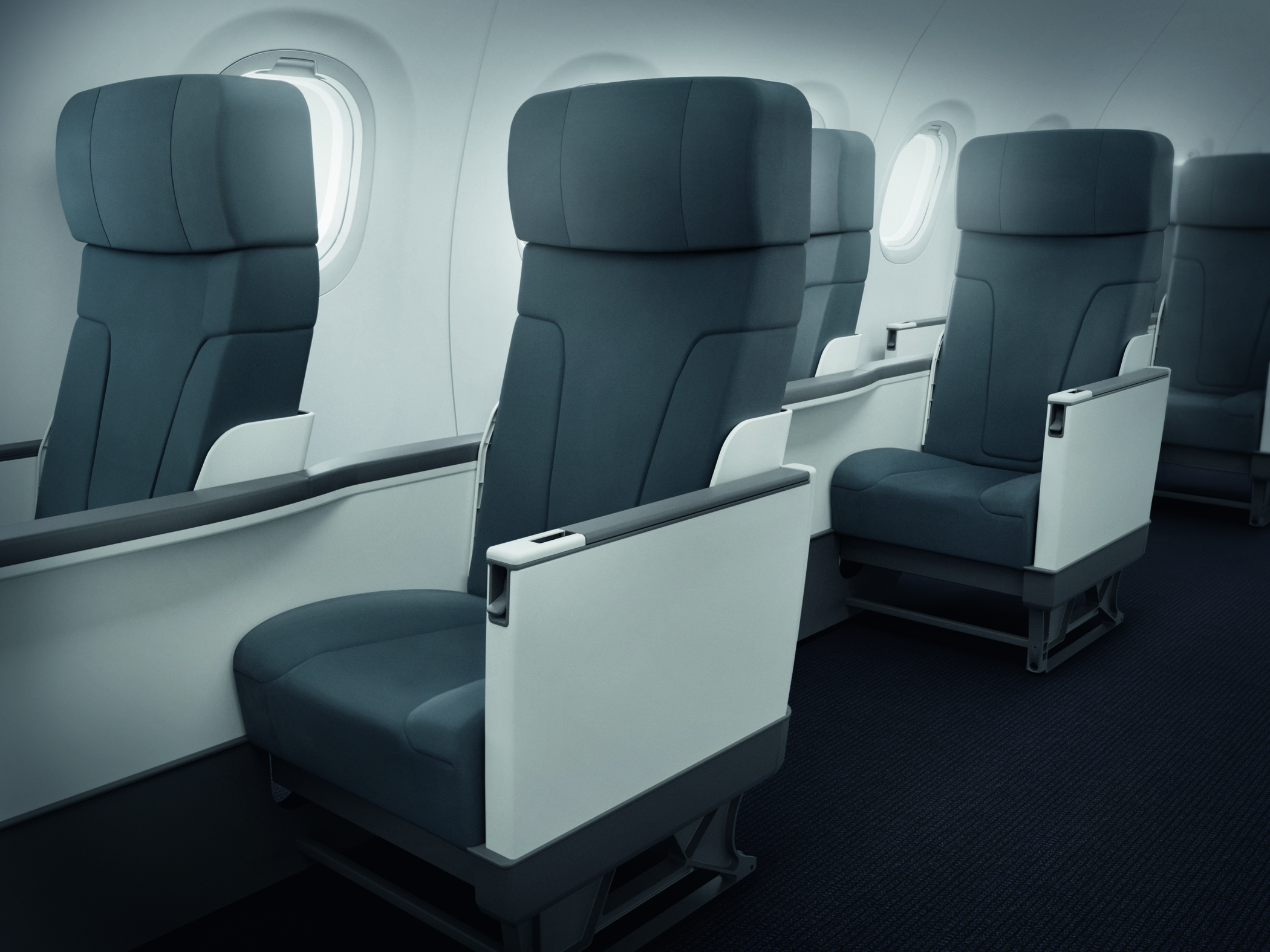 Wataniya’s E195-E2s will have 12 seats in a staggered layout 