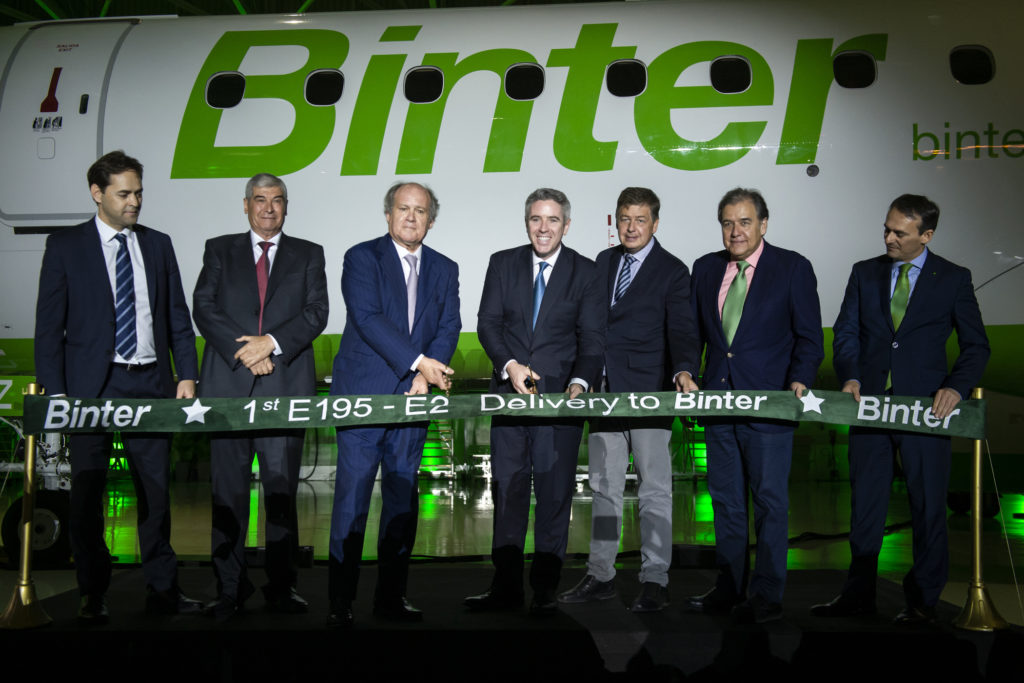 Binter incorporates its first E195-E2