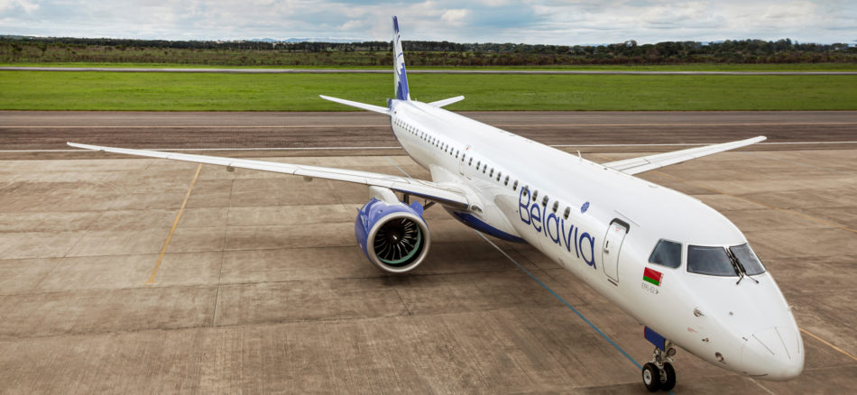 Belavia Rececives first E195-E2