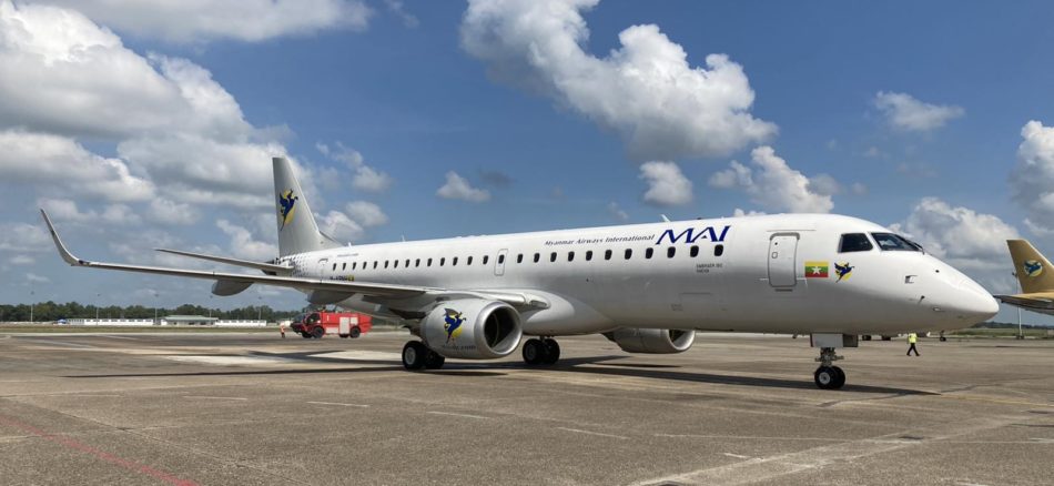 Myanmar Airways E190 Asia