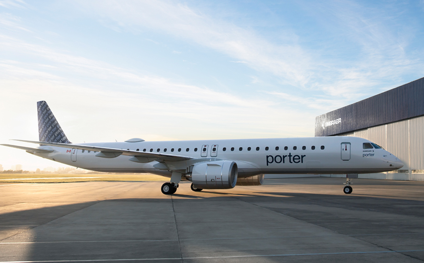 Porter Airlines Orders a Further 20 Embraer E195E2s toSupport Major