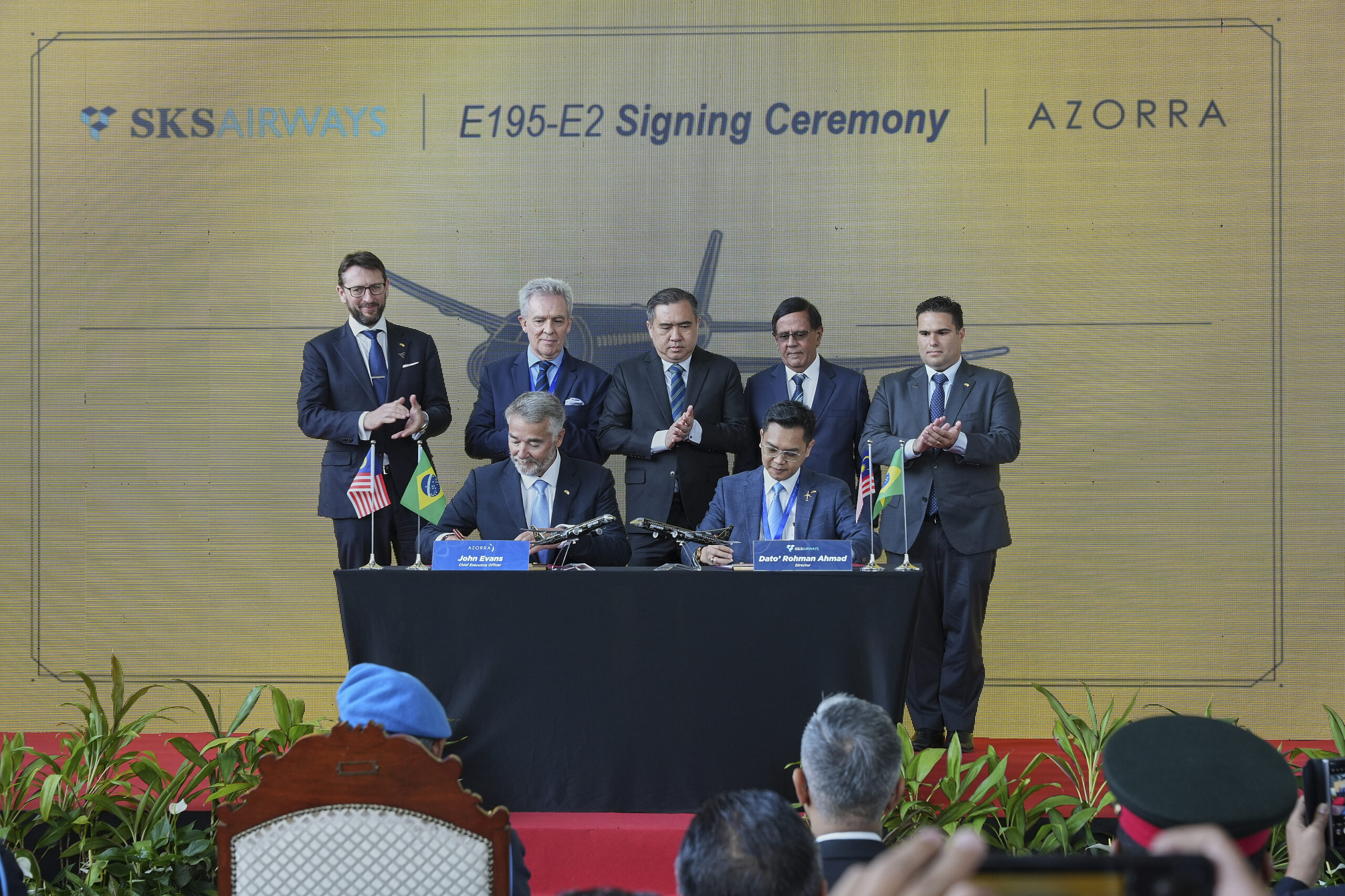 马来西亚 SKS 航空公司选择巴西航空工业公司的 E195-E2 来推动增长